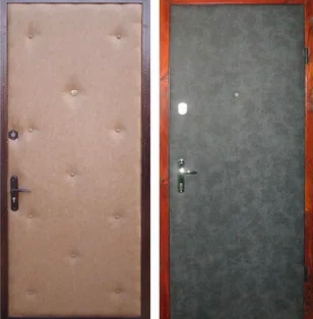 Обивка металлических и деревянных дверей. Установка и замена панелей мдф на входных дверях. Ремонт входных металлических и деревянных дверей